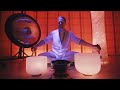 Five Root Chakras Sound Bath - Foot Chakras, Knee Chakras - 70Hz + 128Hz +194Hz + 257Hz Frequencies