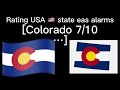 Rating ALL USA 🇺🇸 states are alarms ( do not watch if scared)