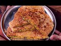 Mughlai Paratha - Spicy Paneer Stuffed Bengali Paratha | Mogolai Paratha - Spicy Stuffing