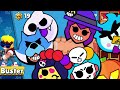 SQUIDWARD MORTIS vs ALL BRAWLERS! With 16 POWER-UPs! | Brawl Stars