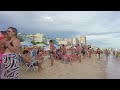 Rio de Janeiro Carnival 🇧🇷 Leblon Beach Party | Walking on Leblon Beach | Brazil 【 4K UHD 】