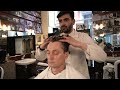 💈 This Barbershop Uses FIRE! | Scissor Cut, Fire Treatment, Hair Tonic & Hair Wash!