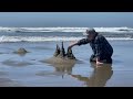 Drip Sandcastle hit by Multiple waves and Destroyed