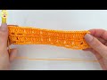 DIFFERENT STITCH AND VERY EASY TO MAKE