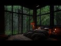 Fall Asleep Immediately in Minutes With Rain Thunder Storm - Nature Sounds for Sleeping - ASMR