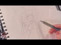 Sketching ASMR ETHYRIA| Real Time + Full Process | No Talking