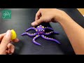 Octopus Clay Tutorial | Clay Toys Making For Kids | Polymer Clay Tutorial