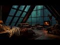 Cozy Haven Rain🔥 SOUND RAIN at night to sleep well | Say goodbye to insomnia and rain on the window