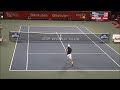 Kei Nishikori great lob at Rakten Open tennis