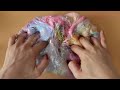 Mixing”Unicorn” Eyeshadow and Makeup,parts,glitter Into Slime!Satisfying Slime Video!★ASMR★