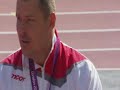Tomasz Rebisz brazowy medal ceremonia. Paraolimpiada Londyn 2012