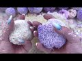 ASMR new sounds of chalk 💜 100% tingling 💕 Crushing soap boxes with foam ☁️ Cutting soap cubes 💜