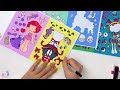 🎠paperdiy🎠 Decorate with Sticker Book : The Amazing Digital Circus : Pomni, Ragatha,Jax,Caine #asmr