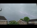 Loud Spring Thunderstorms - Northamptonshire, UK - 9 May 2023