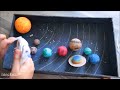 How to make 3D Solar System Project for Science Fair or School