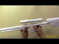 How to make a paper sniper rifle that shoots - rubber band paper gun