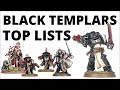 Four Strong Black Templar Army Lists - What's Winning Tournaments for The Black Templars?