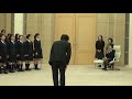 第84回NHK全国学校音楽コンクール金賞受賞校の知事表敬訪問