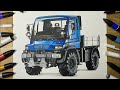 Drawing Mercedes Benz UNIMOG U300