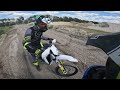 wpadłem w kawasaki kx 125|| KTM SXF 450 na gumie