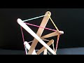 テンセグリティタワーの作り方   How to make Tensegrity Tower