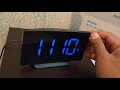 Mpow Digital Alarm Clock, Curved-screen Clock with 3.75'' LED Dimmer Display