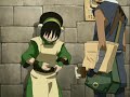 Toph is blind