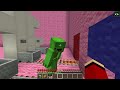 JJ and Mikey HIDE From Scary MAN from the WINDOW in Minecraft Challenge Maizen Security House