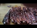 Rack of Saint Louis style pork ribs done in just about 4 hours! 