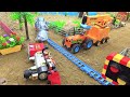 Top diy tractor making mini Bridge Construction | Rescue Heavy Tractor Collapsed Bridge | HP Mini