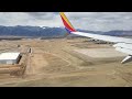 Turbulent plane landing, Colorado (Time Lapse)