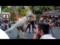 Attack of the Raptors at Universal Studios Hollywood for #JurassicPark25 event