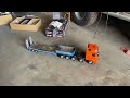 Extending a Bruder Low Loader Trailer for Tamiya 1/14 RC Radio Controlled Trucks - Decking and Paint