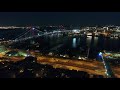 Aerial Drone  Video of Center City Philadelphia at Night