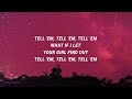 Lay Bankz - I don't wanna live a lie lie lie (Tell Ur Girlfriend) (Lyrics)