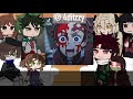 Fandom reacts to ???// Demon slayer //Short?