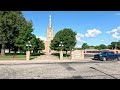 Driving Around Small Town Germantown, Illinois in 4k Video