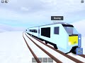 Roblox trains - Riding train from city to supton