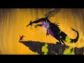 Sleeping Beauty - Maleficent turns into a dragon/Maleficent's death