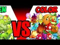 Team GREEN vs COLOR Plants - Who Will Win? - PvZ 2 Team Plant vs Team Plant v10.7.1