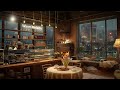 Smooth Warm Jazz Instrumental Music ☕ Cozy Coffee Shop Ambience for Work and Study