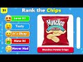 Chips Tier List | Rank Chips from Best to Trash 😍 Junk Food Quiz 🤮