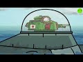 KV-44 against the Japanese fleet - Cartoons about tanks