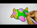 Airplane ✈️ Drawing, Coloring and Painting for Kids & Toddlers