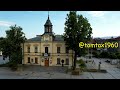 Rynek Nowy Targ. Market Square in Nowy Targ. Dron.