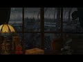 Victorian London Ambience. Snowfall in Victorian London. ASMR Ambience.