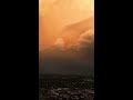 Timelapse of huge storm clouds #weather