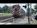 A Very Delayed Complete Metra Evening Rush Hour At Fairview Avenue On August 4, 2022