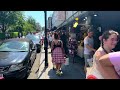 Portobello Market & Notting Hill Summer Walk☀️ London Heatwave 30°C🥵 4K HDR | 2023