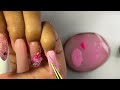 Freestyle Valentine’s Day Nails!❤️‍🔥✨| extra blinged-out duck nails + Valentine’s Day chit-chat💕